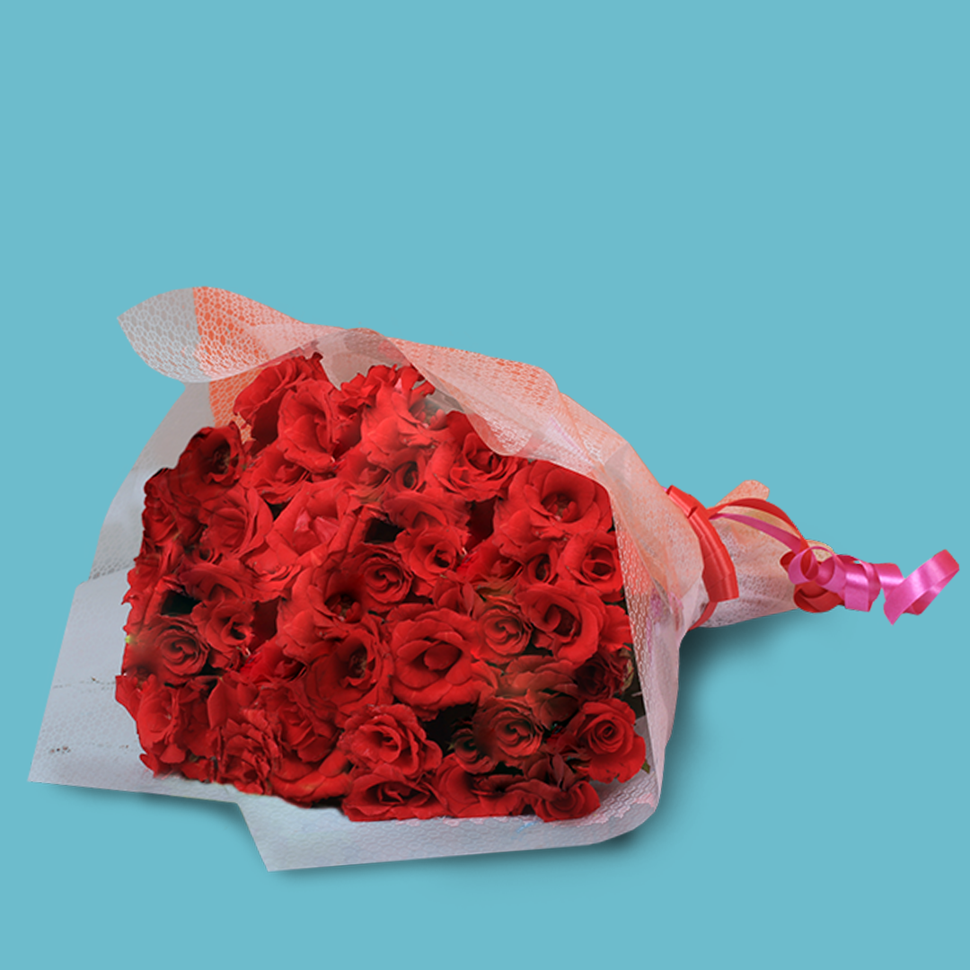 Red Rose Bouquet Order Love Day Cakes and Flowers in Karachi Sacha