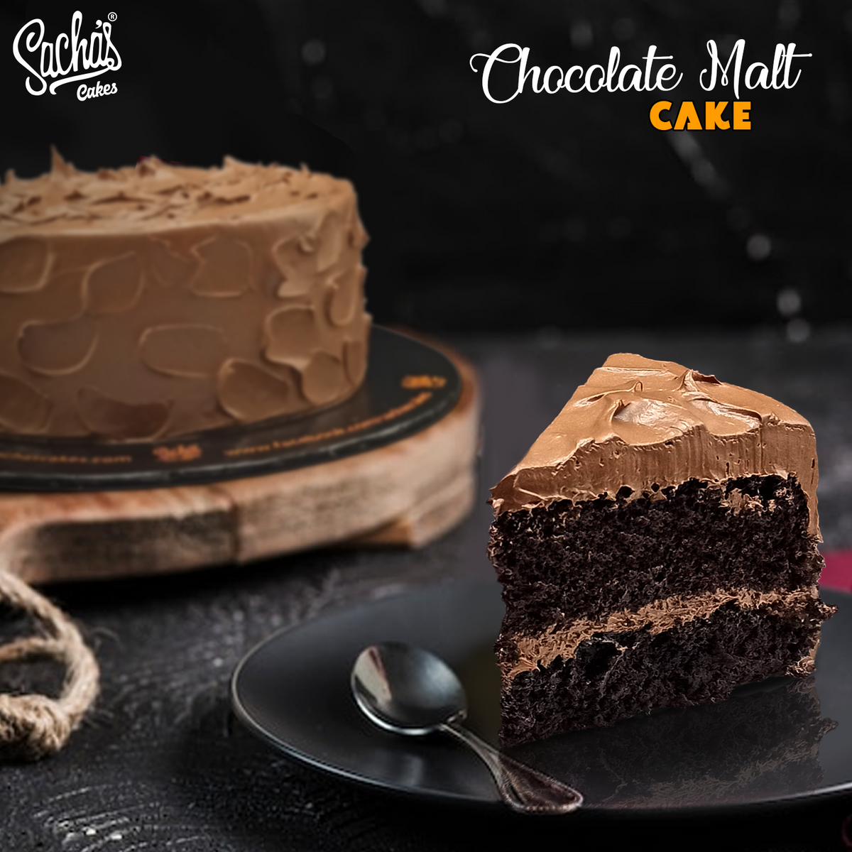 Chocolate Malt Cake – Sacha's Cakes