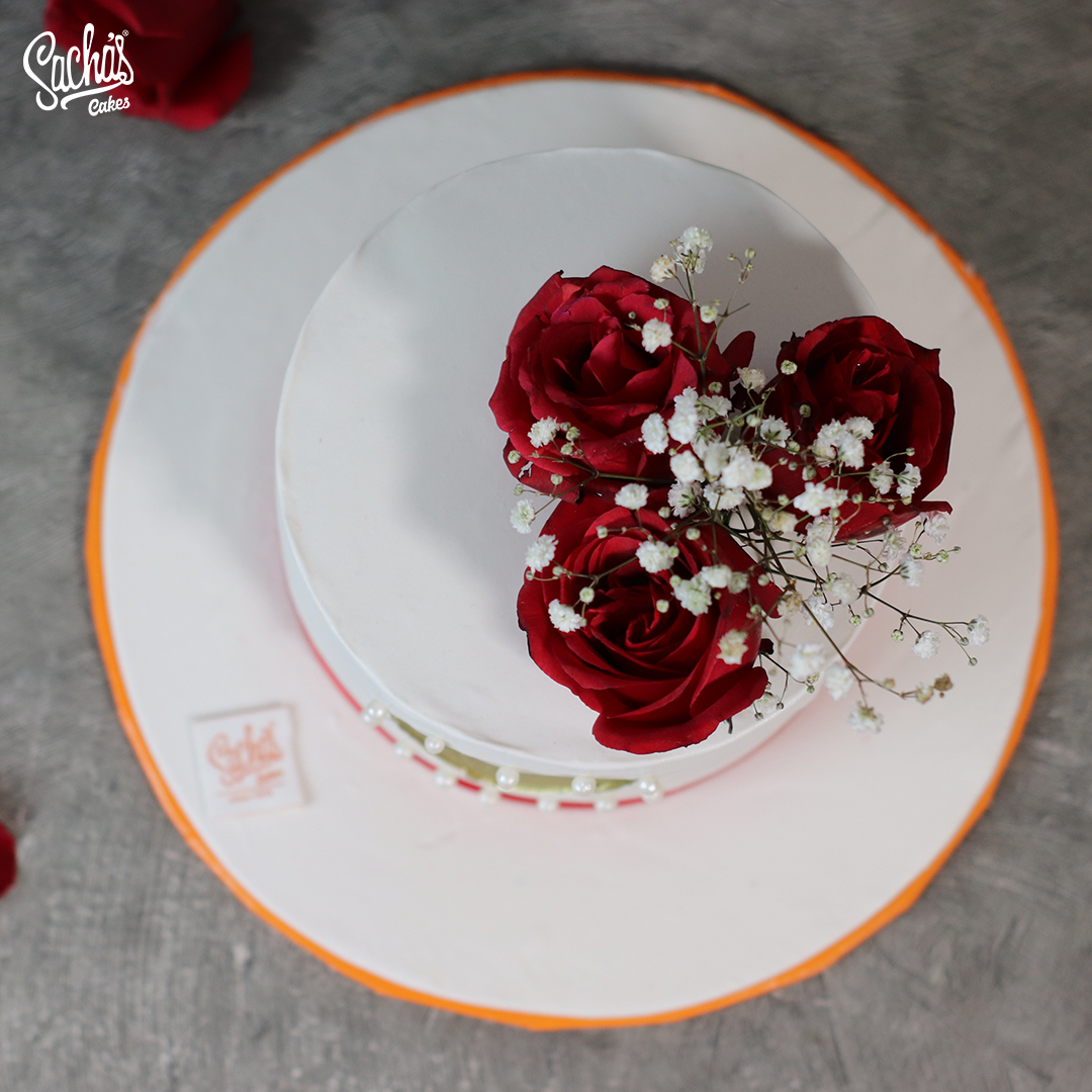 Romantic Rose Delight Cake