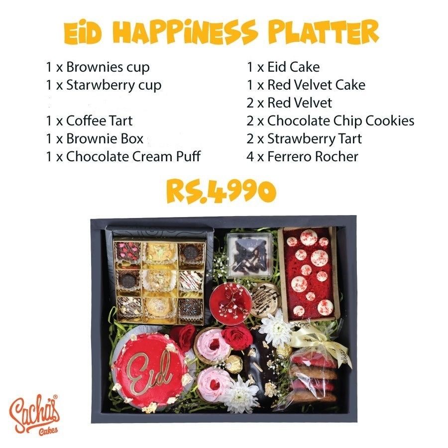 Eid Happiness Platter by Sacha's Cakes