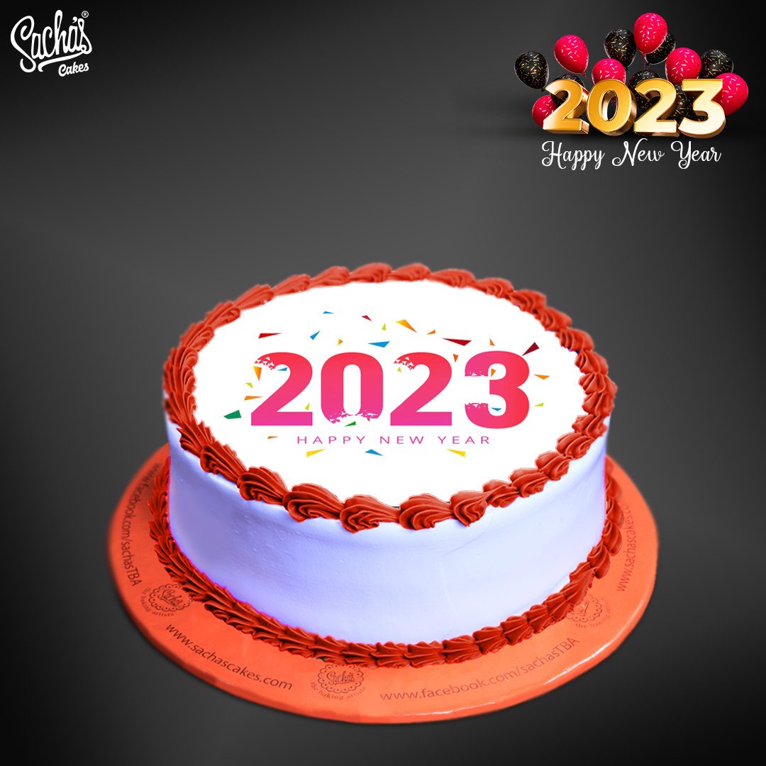 Cake For New Year 2023 - Bloomsvilla