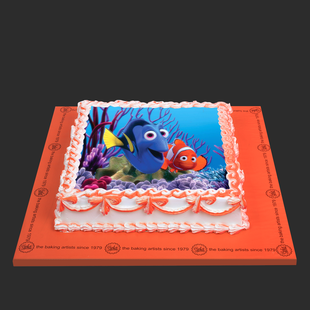 4 lbs Square Edible Picture Cake - Sacha's Cakes 