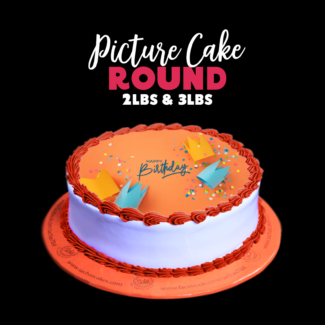 Customized Picture Cake Round - Sacha's Cakes 