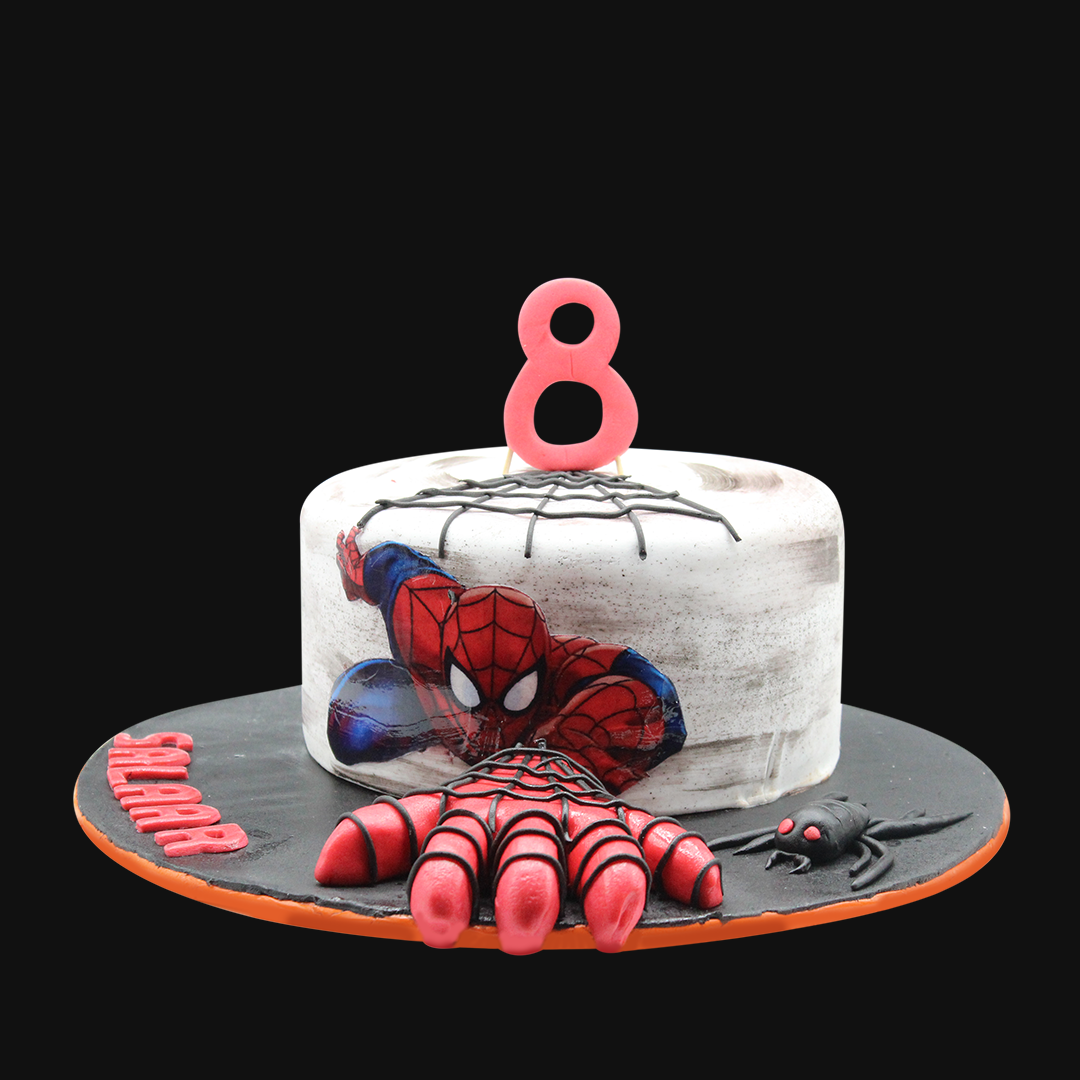M337) Spiderman Theme Cake (2 Kg). – Tricity 24