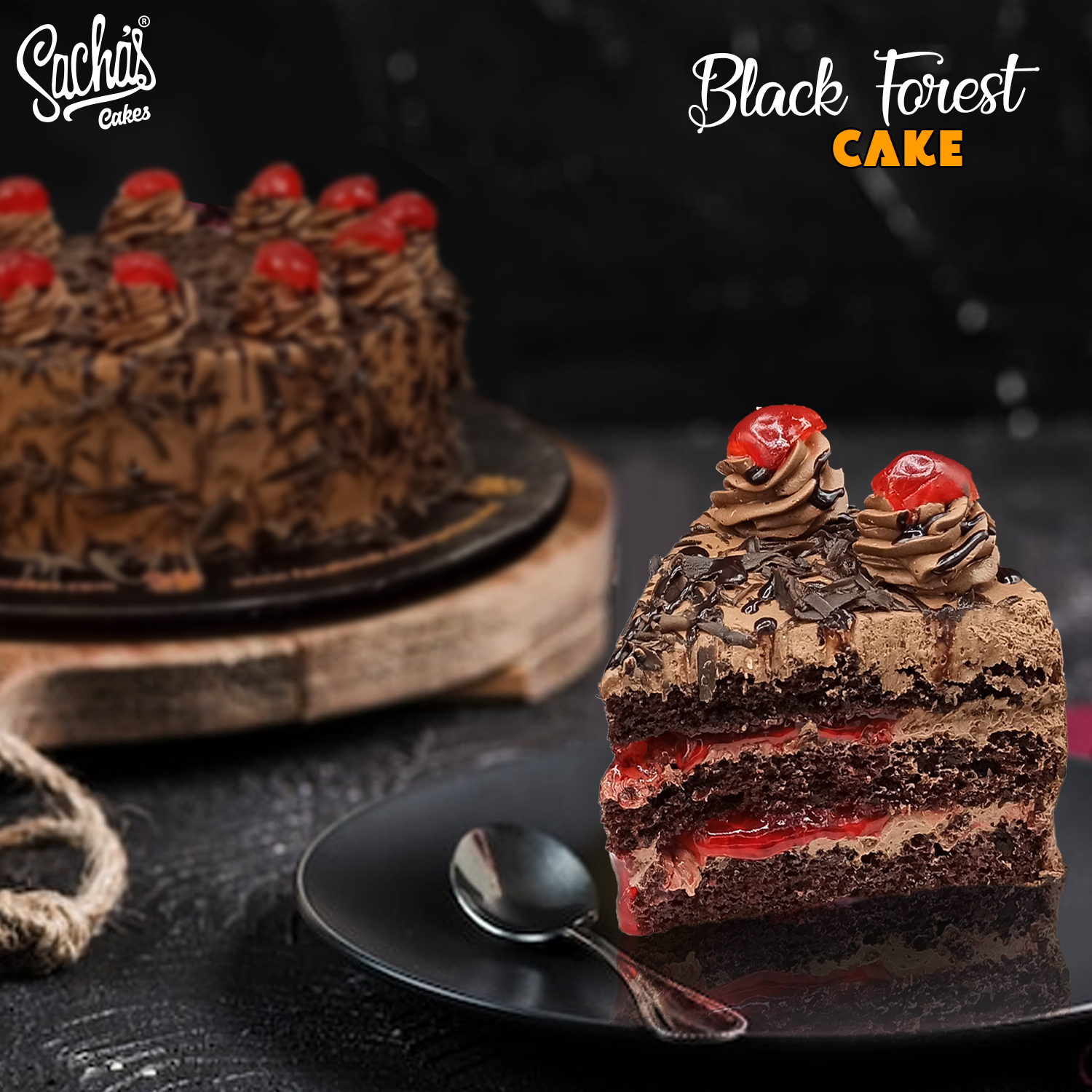 Black Forest Cake - Sweet Recipes for Kids -Easy Chocolate Cake Recipe