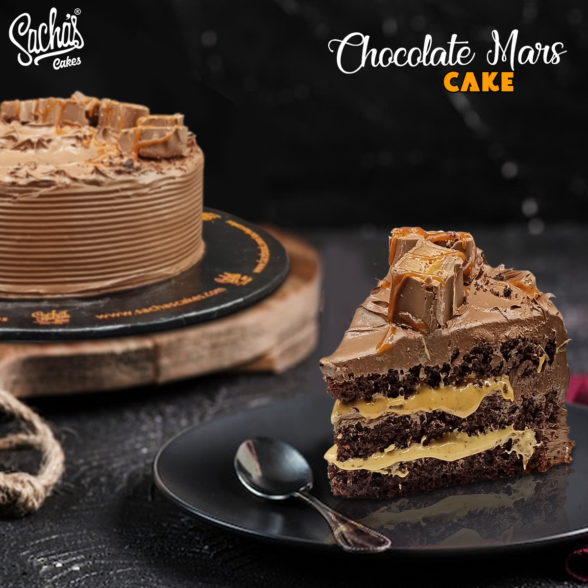 Chocolate Mars Cake | Best Chocolate Cake in Karachi – Sacha's Cakes