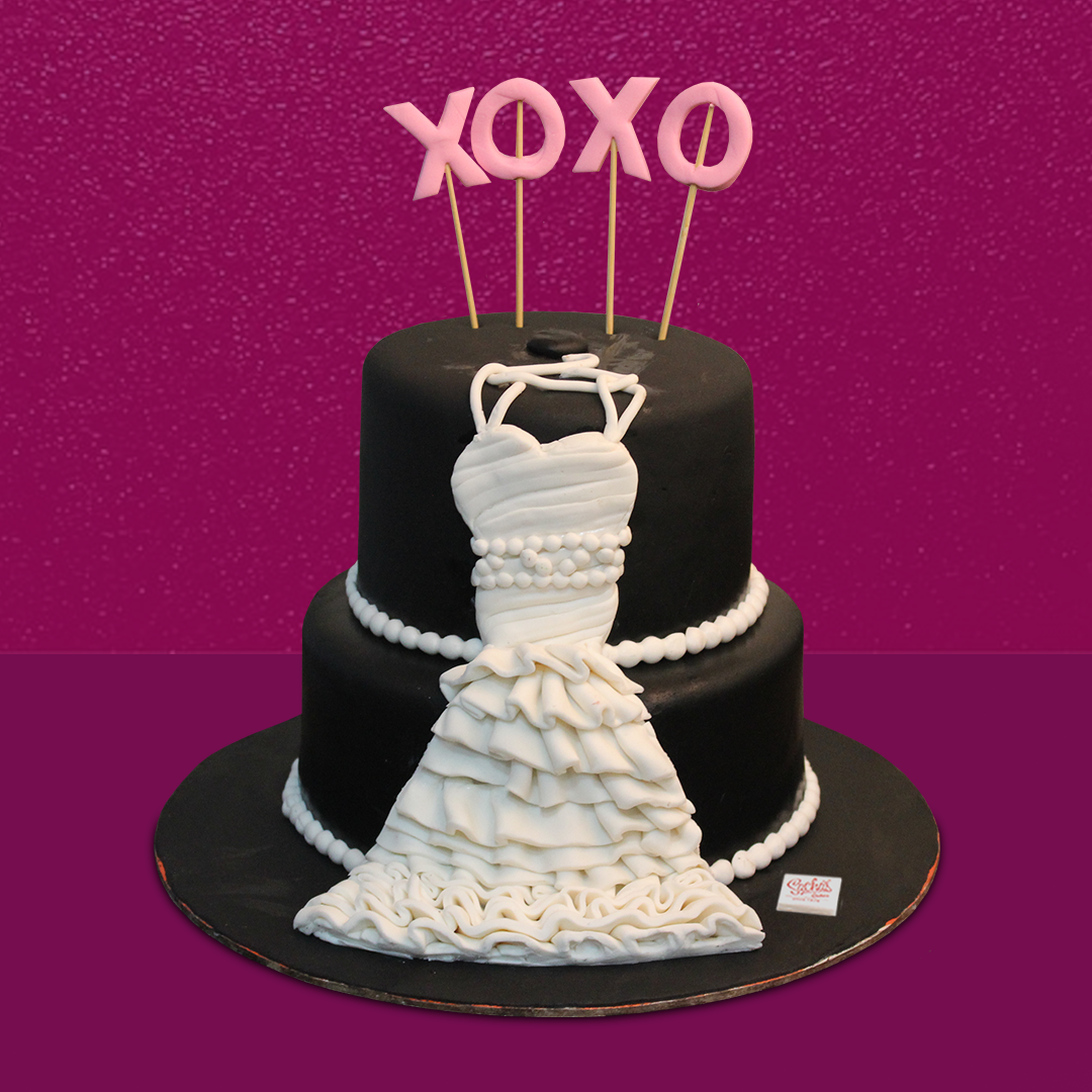 XOXO bride to be Theme Cake Sacha's Cakes