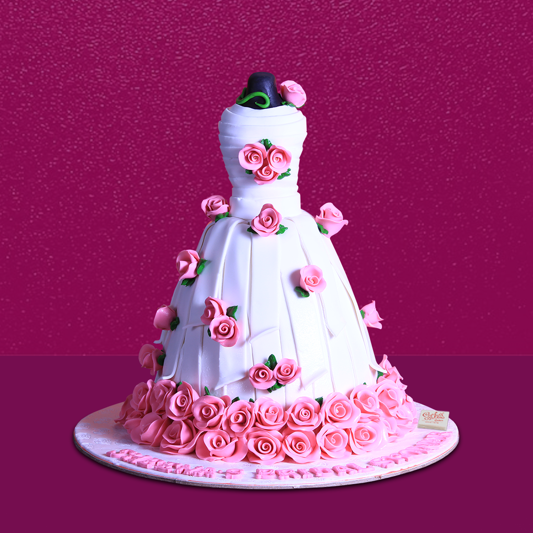 Beautiful White and Pink Theme Bride to be cake Sacha's Cakes Beautiful White and Pink Theme Bride to be cake Sacha's Cakes